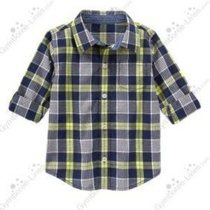 Gymboree 2015 Ski Patrol LS Button up Shirt